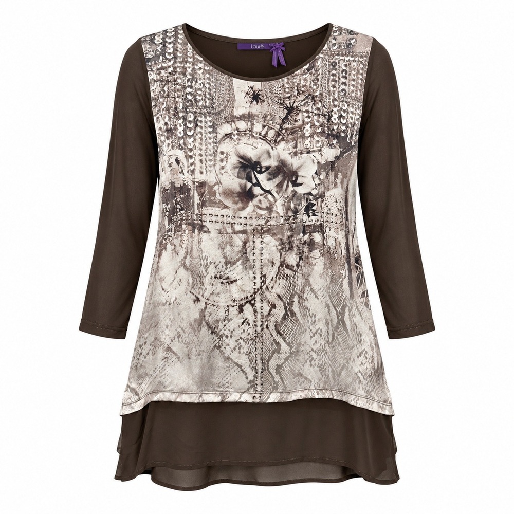 Laurel Cyber Y2K Grunge Fairy Tunic Top Women Size 8 Whimsigoth Earthy Boho Silk